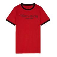 T-shirt Rouge/Gris Garçon Teddy Smith Ticlass3 pas cher