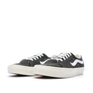 Baskets Gris/Blanc Femme Vans Sk8-low Canva vue 6