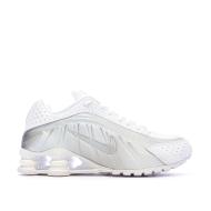 Baskets Blanches Homme Nike Shox R4 vue 2