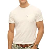 T-Shirt Gris Clair Homme Superdry Classic Essential