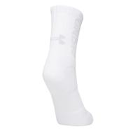 3 Paar weiße Under Armour Mid-Crew-Socken für Herren Ansicht 2