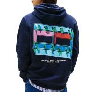 Sweat Marine Homme Tommy Hilfiger Tjm Flag vue 2