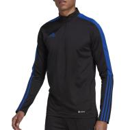 Haut d'entrainement Noir/Bleu Homme Adidas Tiro pas cher