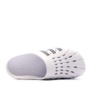 Sabot blanc homme Adidas Adilette Clog vue 4