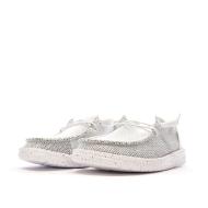 Chaussures Blanches/Grises Femme Hey Dude Wendy Sox vue 6