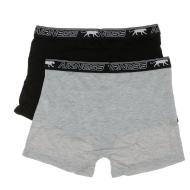x2 Boxers Gris/Noir Homme Airness 1/57/131 vue 2