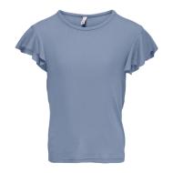 T-shirt Bleu Fille Kids Only Kogbelia pas cher