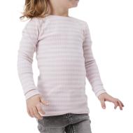 T-Shirt Manches Longues Rose/Blanc Fille Name it Fsuraja