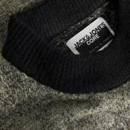 Pull Kaki Chiné Homme Jack & Jones Space vue 2