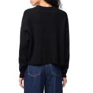 Gilet Noir Femme Pieces Jassy vue 2