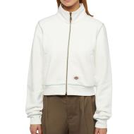 Sweat Zippé Blanc Femme Dickies Arlee pas cher