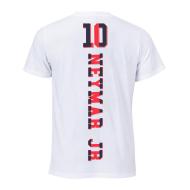 Neymar T-shirt Blanc Homme PSG vue 2
