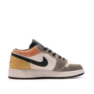 Baskets Noires/Blanc/Gris Garçon Nike Air Jordan 1 vue 2