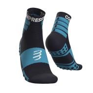 X2 Paires de Chaussettes Bleu Compressport Run pas cher