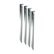 x6 Piquets Toile de tente Élémenterre Cornières acier 23 cm pas cher