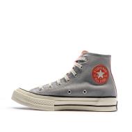 Baskets Grises/Rouges Homme Converse Chuck 70 Letterman pas cher