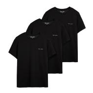 Lot de 3 T-shirts Noirs Homme Teddy Smith Cascade pas cher