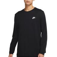 T-shirts Manches Longues Noir Homme Nike Club Tee pas cher