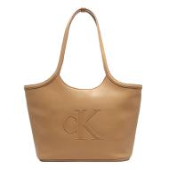 Calvin Klein Jeans Bold CK Shopper Camel Women’s Handbag affordable