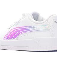 Baskets Blanches Fille Puma Carina Holo vue 7