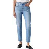 Levi's Original Cropped Indigo 501 Hellblaue Damenjeans