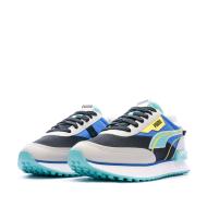 Baskets Grise Garçon Puma Future Rider Twofold Jr vue 6