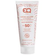 Crème Solaire Bio EQ SPF 50 Haute Protection Visage & Corps Éco-Responsable pas cher