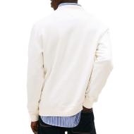 Sweat Blanc Homme Tommy Hilfiger Reg Flag Crews vue 2