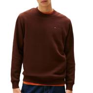 Sweat Marron Homme Tommy Hilfiger Reg Flag Crew