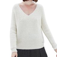 Pull Blanc Femme Teddy Smith Ebly pas cher