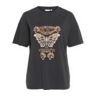 T-Shirt Noir Femme Vila Rubie pas cher