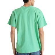 T-Shirt Vert Homme Quiksilver Slub roundneck vue 2
