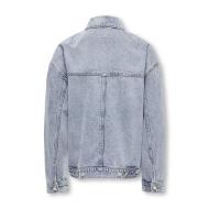 Veste en Jean Bleu Mixte Junior ONLY Trucker vue 2