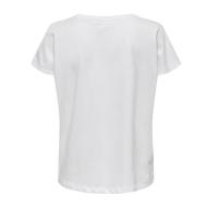 T-shirt Blanc Femme Only Life vue 2