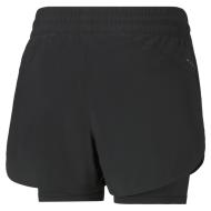 Short de running Noir Femme Puma Run 2en1 vue 2