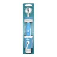 Brosse à Dents à Piles Blanc/Bleu Mixte Prodental RB-100 Clean Action pas cher