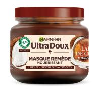 Masque Remède Nourissant Cheveux Secs Lait de Coco Macadamia GARNIER Ultra Doux pas cher