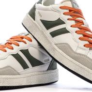Baskets Blanc/Kaki Homme Teddy Smith Zapato vue 7