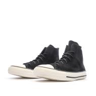 Baskets Noires Femme Converse Chuck Taylor All Star Mono Suede vue 6