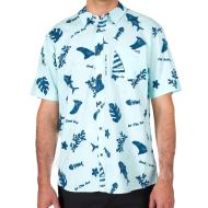 Chemisette Manches Courtes Bleu Homme Salty Crew Twisted Tides pas cher