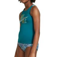 Maillot de bain 2 pièces Bleu Fille Nike Spiderback Tankini pas cher
