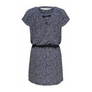 Robe Noir à fleurs Femme Only Mariana vue 2