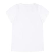 T-shirt Blanc Garçon Calvin Klein Jeans Chest vue 2