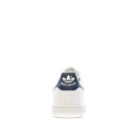 Baskets Blanches/Marine Femme Adidas Stan Smith vue 3