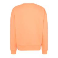 Sweat Orange Femme Tommy Jeans Badge vue 2