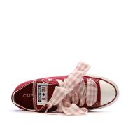 Baskets Rouges/Roses Fille Converse Chuck Taylor All Star vue 4