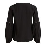 Blouse Noir Femme Vila VIHEDVIG vue 2