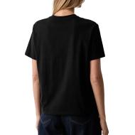 T-Shirt Noir Femme Calvin Klein Jeans Classic Seasonal vue 2