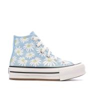 Baskets Bleu Fille Converse Floral vue 2