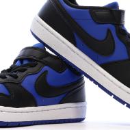 Baskets Noir/Bleu Garçon Nike Court Borough Low vue 7